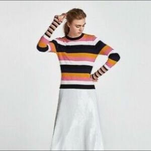 Zara striped sweater